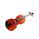 Violintine - (V22) 3/4 Professional-Grade Solid Spruce & 1-Piece Flame Maple Violin with Case/Bow