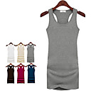 basic candy-kleurige strapless shirt / vest / gilet