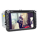 8 polegadas Car DVD Player com interface 3D para a Volkswagen (GPS 800x480, Bluetooth, DVB-T, RDS, CAN-BUS)