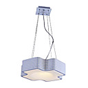 40W Artistic Acrylic Pendant Light with 1 Light in Cross Design