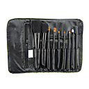 9 Pcs Black Makeup Brush Set