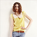 Puff Lace Chiffon Shirt