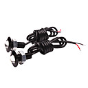 23mm Monolayer Daglicht Car Light in een paar (IP65, 1,5 W, Lumen (LM) 110, Kleurtemperatuur 8000-10000K, 12V, Wit Licht)