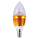 Aluminio 3W LED Bombilla con 3 indicadores LED (E14)