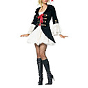 Erwachsene Frauen Sexy Swashbuckler Pirate Black Halloween-Kostüm