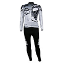Trajes Kooplus Quick Dry Hombres Ciclismo largas (marcas de tinta)