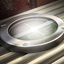 Set di 4 White Lights Coperta solari, in acciaio inox