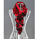 Gorgeous One Flower Rabbit Fur Party / Evening Scarf (More Colors)