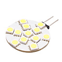 G4 LED Licht van de Auto (5050, 2,5 W, Lumen (LM) 190, Kleurtemperatuur 6000K, 12V, met 12 LED's, Wit Licht)