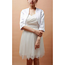 3/4-Length Sleeve Satin Special Occasion Jacket/Wedding Wrap(More Colors)