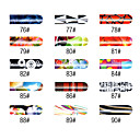 16 stuks Nail Foil Art Vrolijk Meisje Full Cover Stickers Manicure