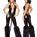 Hot Sexy New Women Black Cat Party Halloween Costume(2Pieces)