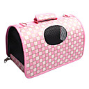 England Style Grid Pattern Folding Dog Carrier (Assorted Color,S-L)