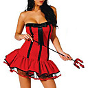 Adulte Sexy Corset Dress Red Devil Costume Démon