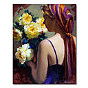 Hand-painted Oil Painting People Tall