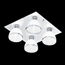 25W E14 Verre et Metal Canopy Mount Light Flush