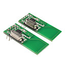 2.4GHz NRF24L01 + módulo de comunicación inalámbrica para Arduino (Green, 2 PCS)