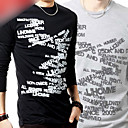 carta dos homens de impressão fino t-shirt