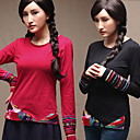 manica lunga da donna di grandi dimensioni T-shirt
