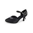 Frauen satin modern / Ballroom Dance Schuhe mit Strass