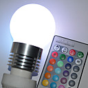e27 5w cor mudando levou lâmpada bola com controle remoto (110-240v)