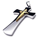 Men's Cross Pendant(Free Chain)(5.6*2.7*0.5CM)