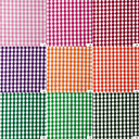 100% Cotton Woven Yarn-Dyed Plain Plaids By The Yard (Many Colors)
