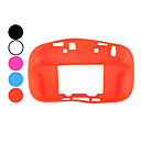 grande caisse de silicium de qualité de protection pour wii contrôleur u (couleurs assorties)