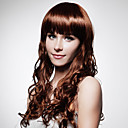 Capless Extra Long Top Grade Quality Synthetic Coffee Curly Hair Wig