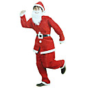 Red Christmas Santa Claus costumes de Noël (3 Pieces)