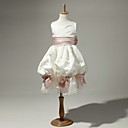 Satin Flower Girl Dress With Sash