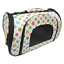 Star and Spot Pattern Folding Dog Carrier (Yellow,M-L)
