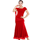 Dancewear Velvet Modern Dance Dress For Ladies
