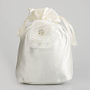 Elegant Satin with Flower Wedding Bridal Purse(More Colors)