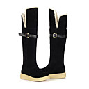 Women's Multi-Color Suede Rubber anti-slip Waterproof Warming knie-Hoge Flat Snowboots (verschillende kleuren)