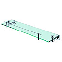 Hedendaagse chroom messing Glas plat