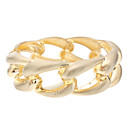 Gold Annular Chain Shape Bracelet