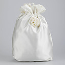 bolso de raso con flores de novia de la boda (más colores)