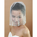 Gorgeous Bridal Net With Imitation Pearl Women's Birdcage Veils