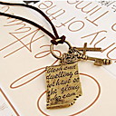 vintage leren dames ketting