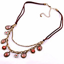 vrouwen leren vintage ketting