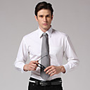 GOODFUTURE-Heren 100% Katoen Shirt (Wit)
