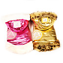 Glittery Gold Stamp Style Warm Coat for Dogs (Assorted Color,XS-XL)