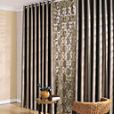 (Two Panels) Classic Solid Thick Blackout Curtains
