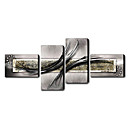 Hand Painted Oil Painting Abstract Set of 4 1211-AB0201