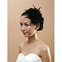 Femme mariée plumes noires Bandeaux