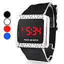 Unisex Touch Screen Style Silicone Digital LED Wrist Watch (Assorted Colors)