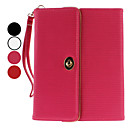 PU de protección estuche de cuero bolso con correa de mano y soporte para iPad 2 y el nuevo iPad (colores surtidos)