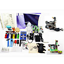 2 Tattoo Machine Guns Kit with HP-2 Power and 7 Inks
