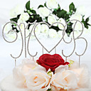 Fabulous Shining Rhinestone Monogram Cake Topper